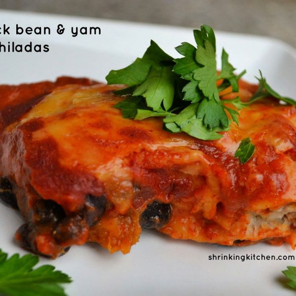 Black Bean Enchiladas Recipe ⋆ Shrinking Kitchen