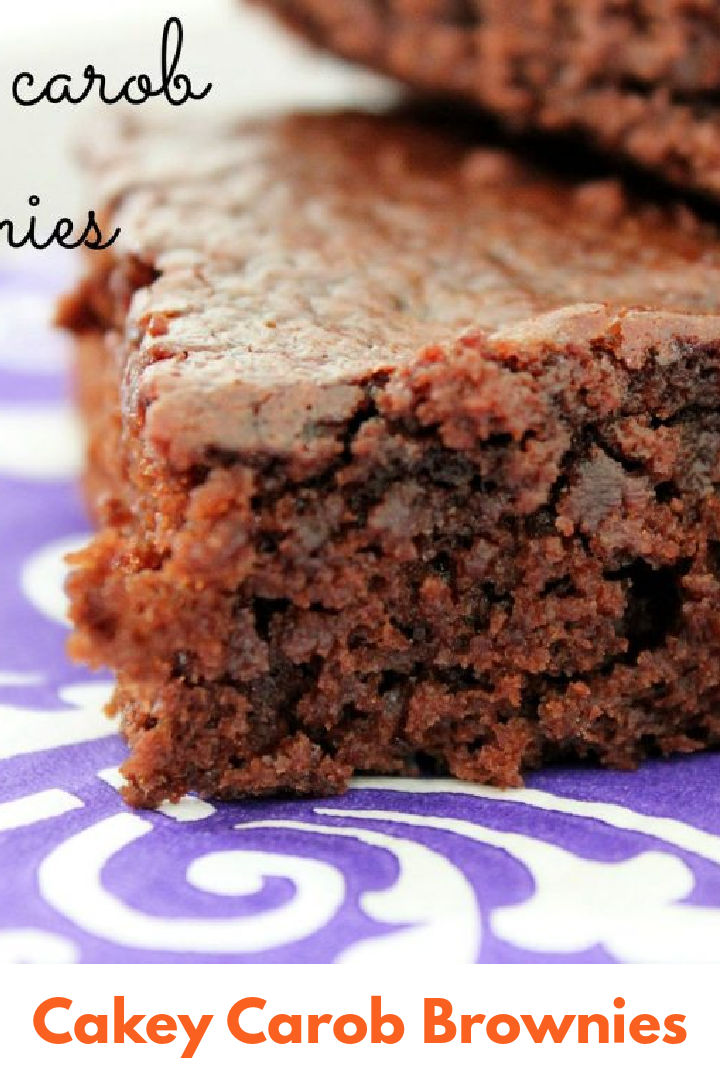 Cakey Carob Brownies Recipe ⋆ Shrinking Kitchen
