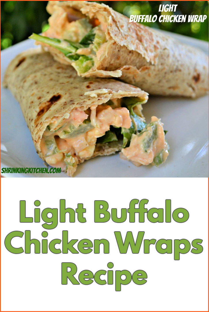 Light Buffalo Chicken Wraps Recipe
